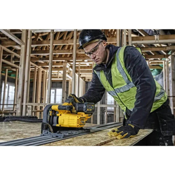 Пила дисковая погружная аккумуляторная DCS520NT, сумка TSTAK DeWALT (DCS520NT) - Фото 4