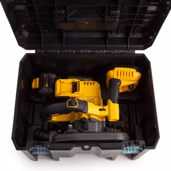 Пила дисковая погружная аккумуляторная DCS520T2, сумка TSTAK DeWALT (DCS520T2) - Фото 5