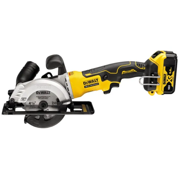 Пила дисковая аккумуляторная DCS571P2, сумка TSTAK DeWALT (DCS571P2) - Фото 6