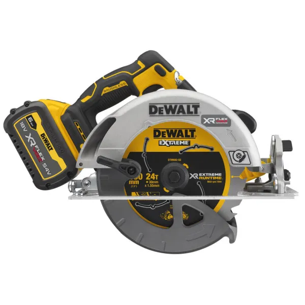 Пила дисковая аккумуляторная безщіткова DCS573T1, сумка TSTAK DeWALT (DCS573T1) - Фото 8