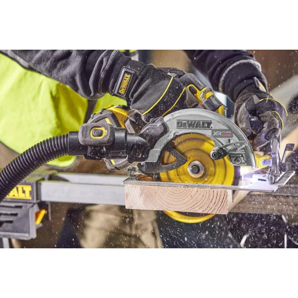 Пила дисковая аккумуляторная безщіткова DCS573T1, сумка TSTAK DeWALT (DCS573T1) - Фото 12