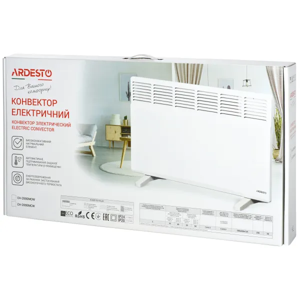 Конвектор електричний CH-2000MCW Ardesto CH-2000MCW - Фото 6