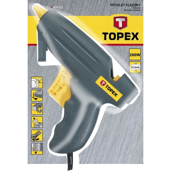 Пістолет клейовий 42E521 Top Tools (42E521) - Фото 1