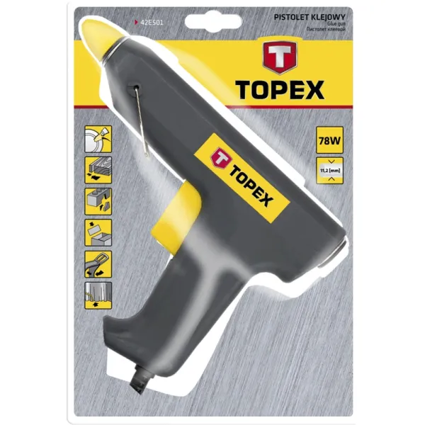 Пистолет клеевой 42E501 Top Tools (42E501) - Фото 1