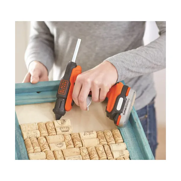Пістолет клейовий акум. BDCGG12N BLACK+DECKER (BDCGG12N) - Фото 1