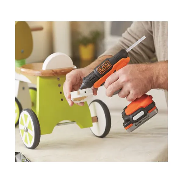 Пістолет клейовий акум. BDCGG12N BLACK+DECKER (BDCGG12N) - Фото 2