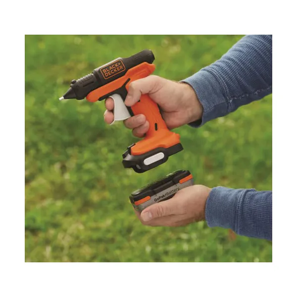 Пістолет клейовий акум. BDCGG12N BLACK+DECKER (BDCGG12N) - Фото 3