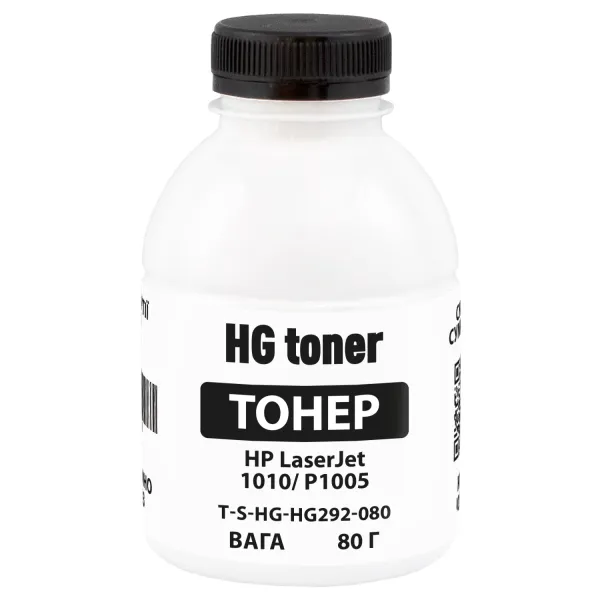 Тонер HP LaserJet 1010/P1005, флакон, 80 г HG toner (TSM-HG292-080) - Фото 57