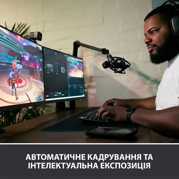 Веб-камера StreamCam, графитовая Logitech (960-001281) - Фото 5