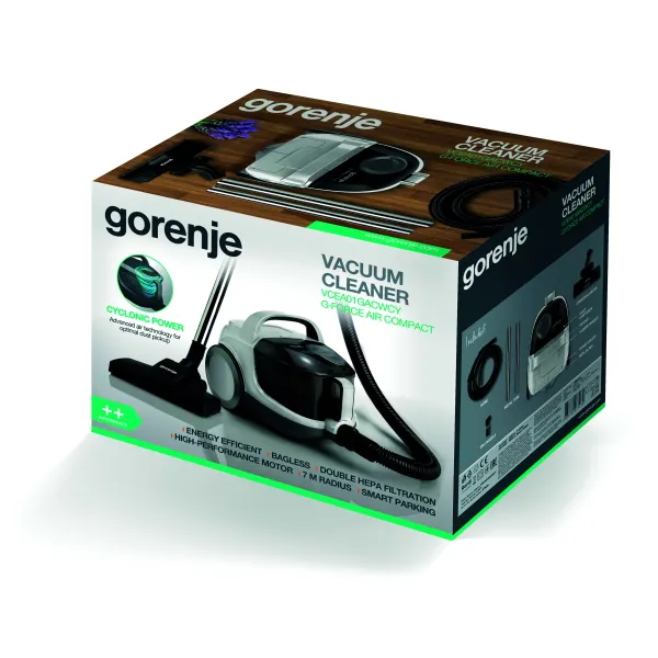 Пилосос для сухого прибирання VCEA01GACWCY Gorenje (VCEA01GACWCY) - Фото 2