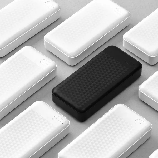 Аккумулятор внешний Power Bank 20000 mAh чёрный 2E (2E-PB2004-BLACK) - Фото 1