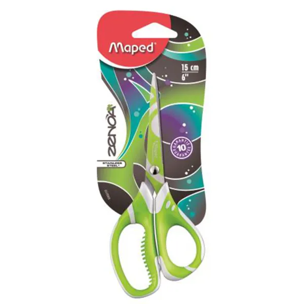 Ножницы детские 150 мм ассорти Zenoa Fit Maped (MP.595010) - Фото 3