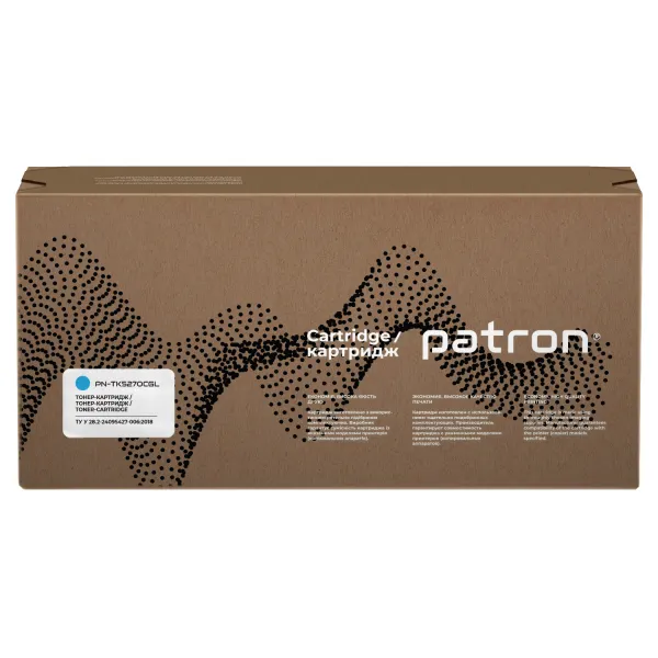 Тонер-картридж сумісний Kyocera Mita TK-5270C блакитний Green Label Patron (PN-TK5270CGL) - Фото 3