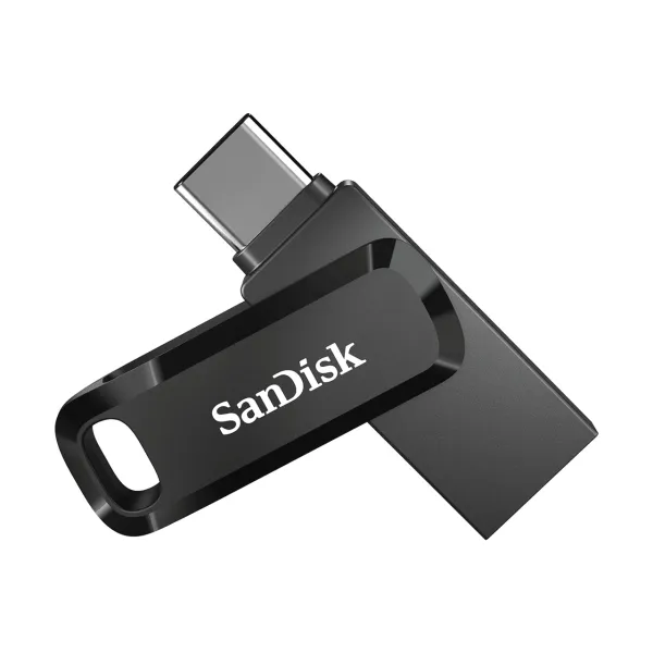 Накопитель  USB 3.1 Type-A + Type-C 128GB Ultra Dual Drive Go черный SanDisk (SDDDC3-128G-G46) - Фото 4
