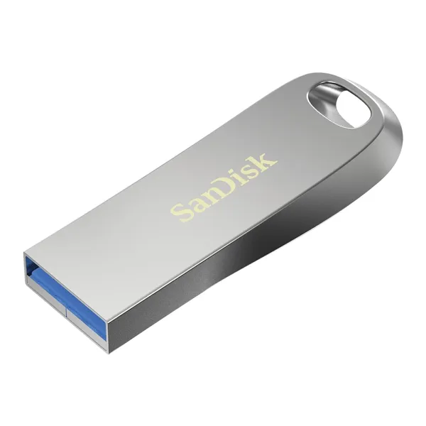 Накопитель  USB 3.1 Type-A 128GB Ultra Luxe серебристый SanDisk (SDCZ74-128G-G46) - Фото 1