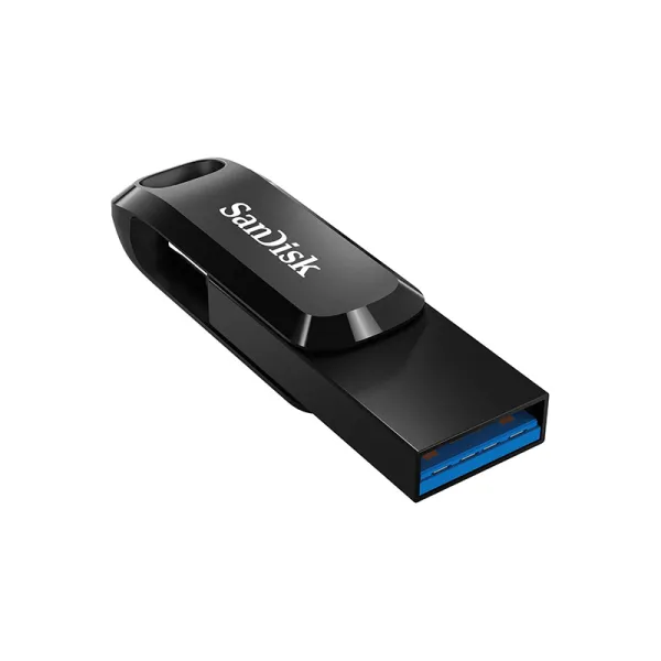 Накопитель USB 3.1 Type-A + Type-C 32GB Ultra Dual Drive Go черный SanDisk (SDDDC3-032G-G46) - Фото 2