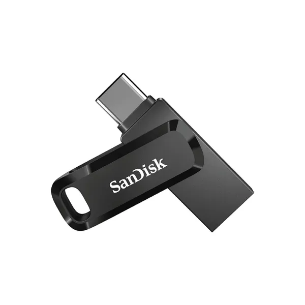 Накопитель USB 3.1 Type-A + Type-C 32GB Ultra Dual Drive Go черный SanDisk (SDDDC3-032G-G46) - Фото 5