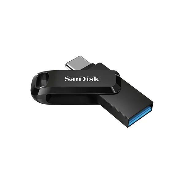 Накопитель USB 3.1 Type-A + Type-C 32GB Ultra Dual Drive Go черный SanDisk (SDDDC3-032G-G46) - Фото 8