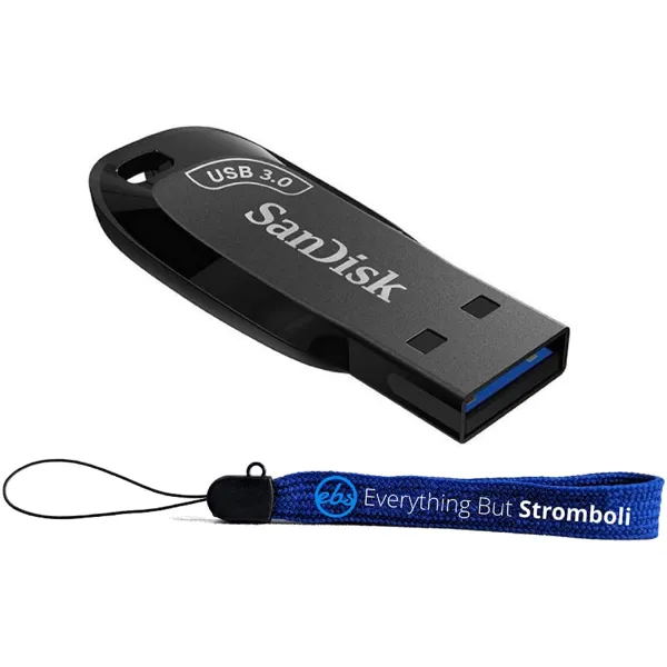 Накопитель USB 3.0 Type-A 64GB Ultra Shift черный SanDisk (SDCZ410-064G-G46) - Фото 3