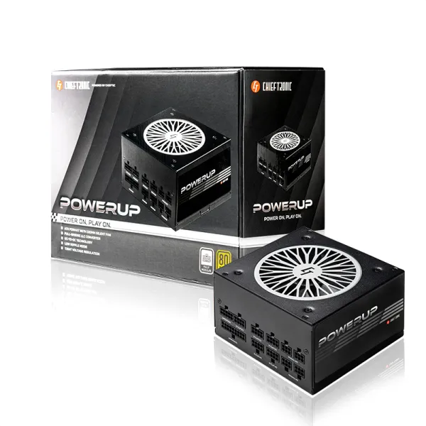 Блок питания PowerUP 850W CHIEFTEC (GPX-850FC) - Фото 3
