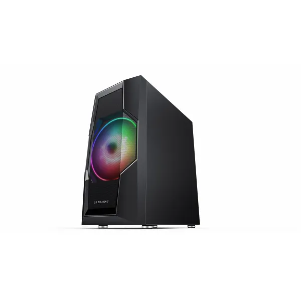 Корпус GAMING Turbo G2057B без БП, ATX, черный 2E (2E-G2057B) - Фото 3