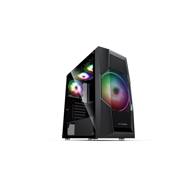 Корпус GAMING Turbo G2057B без БП, ATX, черный 2E (2E-G2057B)