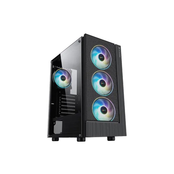 Корпус GAMING Virtus G3301 без БП, ATX, черный 2E (2E-G3301)