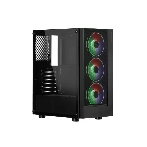 Корпус GAMING Virtus G3301 без БП, ATX, черный 2E (2E-G3301) - Фото 14