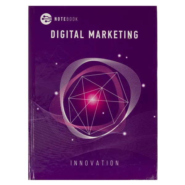 Тетрадь для записей А4, 192 л., клетка, газетка, твердая обл. Digital Marketing Mizar (ЗТП-008-МВ) - Фото 5