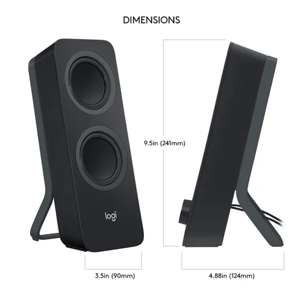 Система акустическая Z207, чёрная Logitech (980-001295) - Фото 1