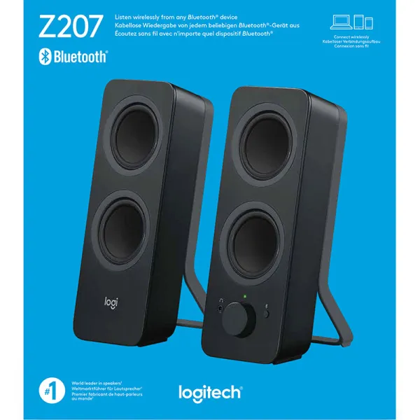 Система акустическая Z207, чёрная Logitech (980-001295) - Фото 4