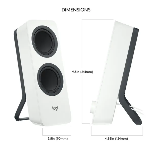 Система акустическая Z207, белая Logitech (980-001292) - Фото 2