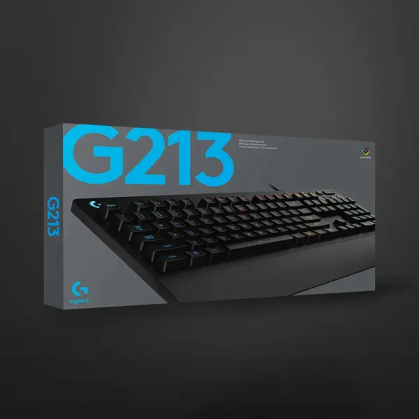 Клавиатура проводная игровая G213 Prodigy, Ukr, чёрная Logitech (920-010740) - Фото 7