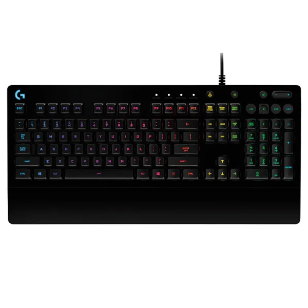 Клавиатура проводная игровая G213 Prodigy, Ukr, чёрная Logitech (920-010740)