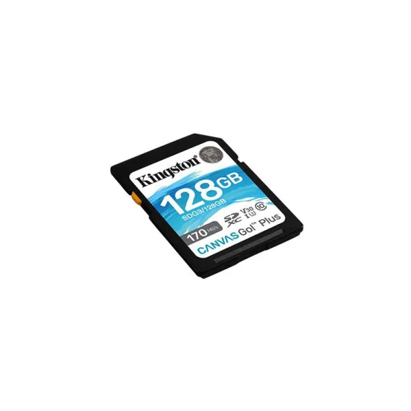 Карта пам'яті 128GB SDXC C10 UHS-I U3 R170/W90MB/s Kingston (SDG3/128GB) - Фото 1