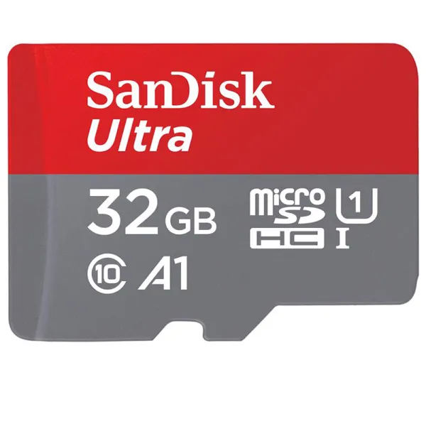Карта памяти 32GB microSDHC C10 UHS-I R100MB/s Ultra + SD SanDisk (SDSQUNR-032G-GN3MA) - Фото 2