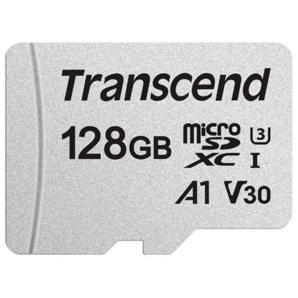 Карта памяти 128GB microSDXC C10 UHS-I R95/W45MB/s + SD адаптер Transcend (TS128GUSD300S-A) - Фото 10
