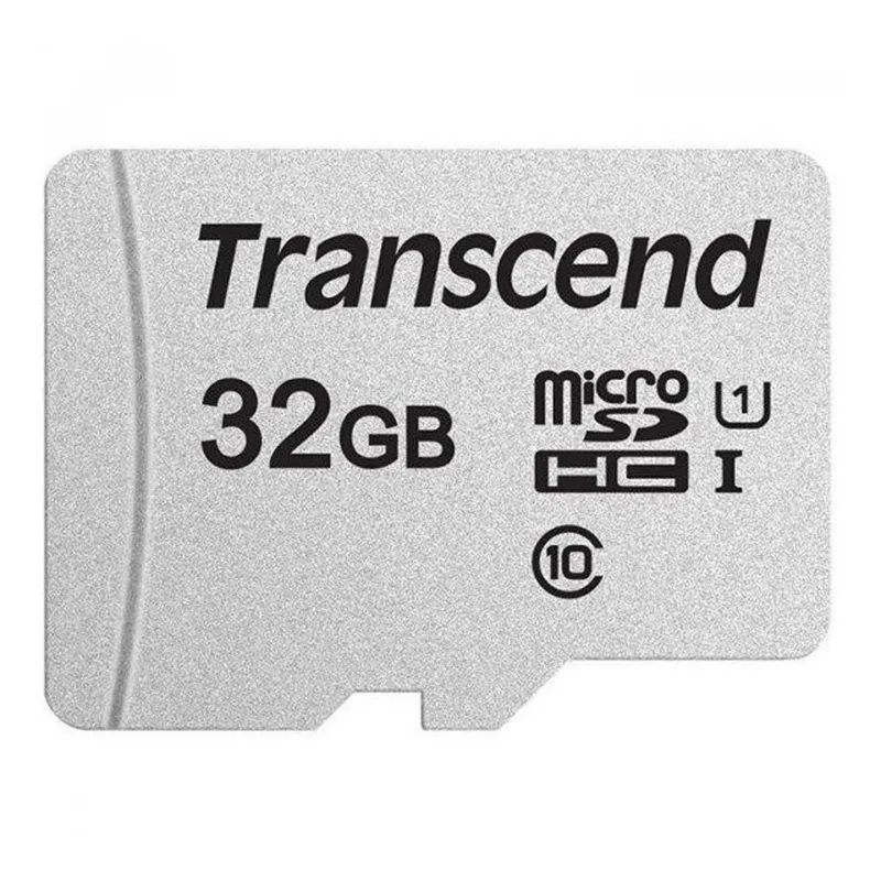 Карта пам'яті 32GB microSDHC C10 UHS-I R95/W20MB/s + SD адаптер Transcend (TS32GUSD300S-A) - Фото 1