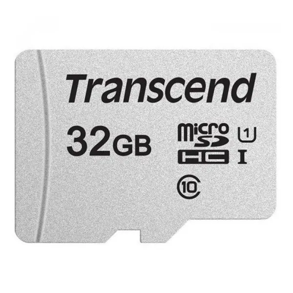 Карта памяти 32GB microSDHC C10 UHS-I R95/W20MB/s + SD адаптер Transcend (TS32GUSD300S-A)