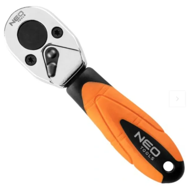 Ключ-тріскачка, 1/4", 105 мм, CrV, 48 зубців Neo Tools (08-512) - Фото 2