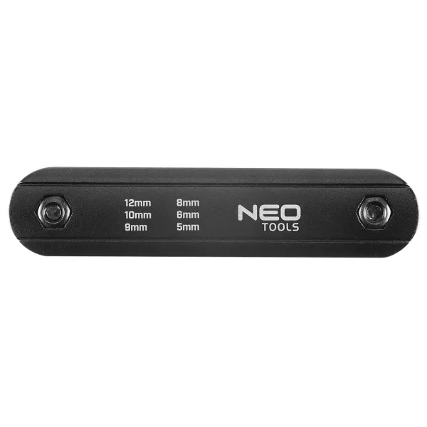 Ключи торцевые 5, 6, 8, 9, 10, 12 мм Neo Tools (09-570) - Фото 1