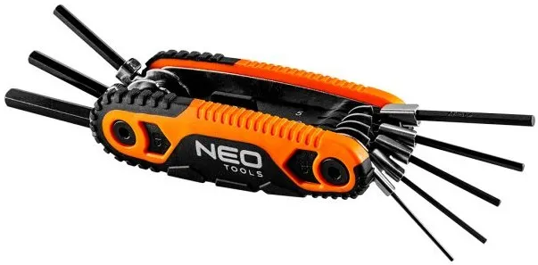 Ключі шестигранні, з утримувачем, 1.5-8мм, набір 8 шт. Neo Tools (09-571) - Фото 1