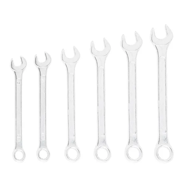 Ключи гаечные, комбинированные 8-17 мм, набор 6 шт. Top Tools (35D355)