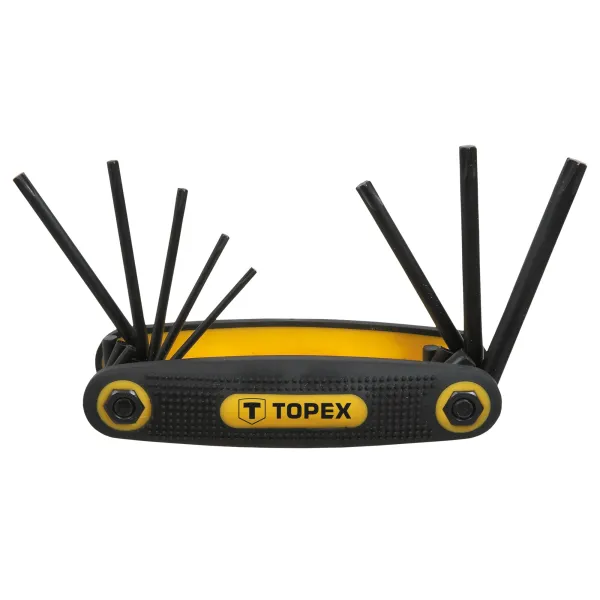 Ключи шестигранные Torx T9-T40, набор 8 шт. TOPEX (35D959)