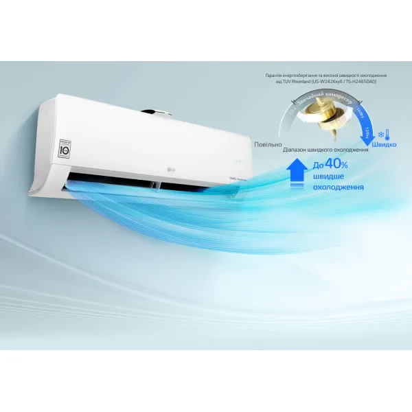 Кондиціонер Air PuriCare, 25 м2, білий LG (AP09RT) - Фото 3