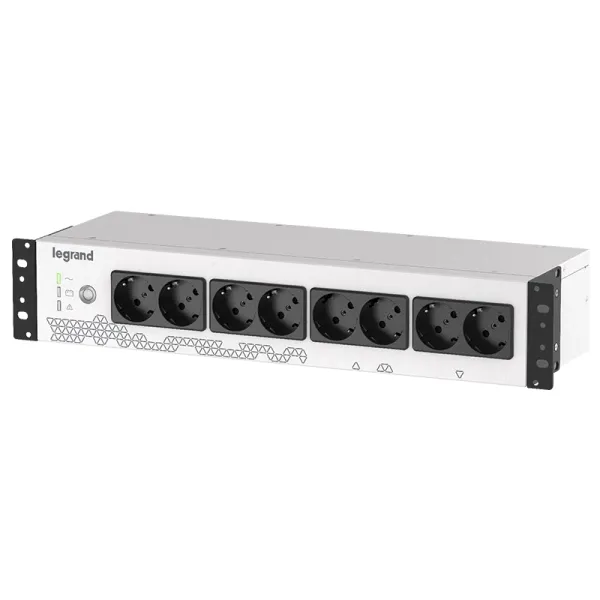 Джерело безперебійного живлення Keor PDU 800 VA/450W, 8хSchuko, USB Legrand UPS (310332) - Фото 3