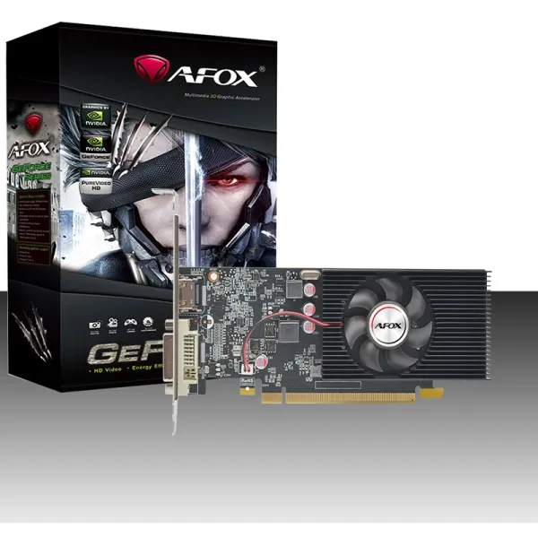 Видеокарта Geforce GT1030 2GB GDDR5 64Bit DVI, HDMI AFox (AF1030-2048D5H7) - Фото 1