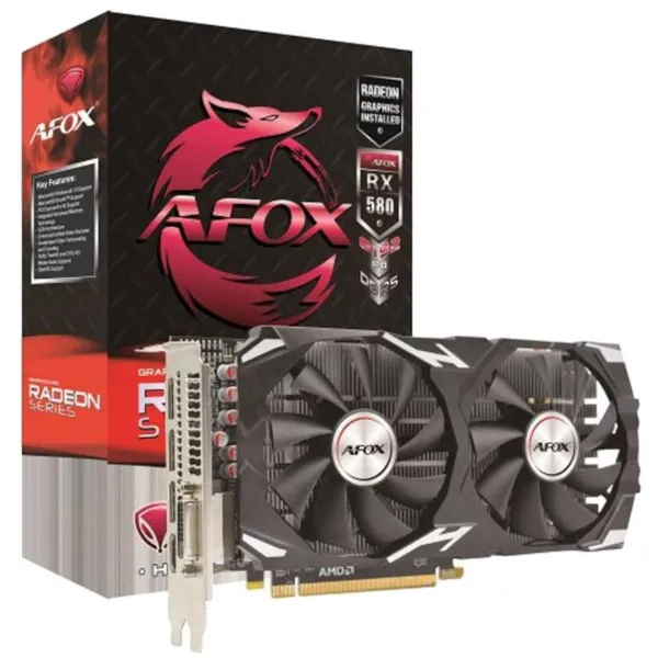 Видеокарта Radeon RX 580 8GB 2048SP Edition GDDR5 AFox (AFRX580-8192D5H3-V2) - Фото 10