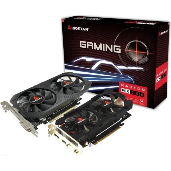 Видеокарта Radeon RX560 4GB, GDDR5 Biostar (RX560-4GB)