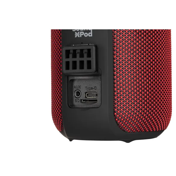 Система акустична бездротова SoundXPod TWS, MP3, водостійка, червона 2E (2E-BSSXPWRD) - Фото 1